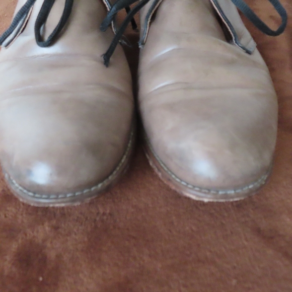 Penny Luck Visionary Falcon Gray Leather Chukka Boots Men's 12 M - Picture 2 of 10